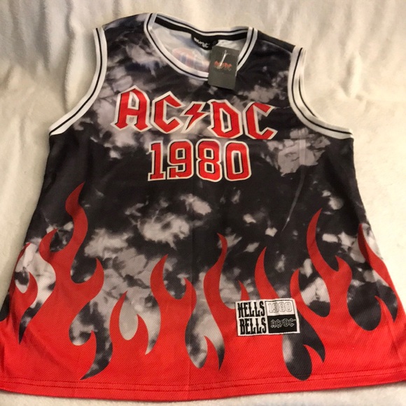 AC/DC Other - AC/DC 1980 Hells Bells Jersey Men’s Medium NWT